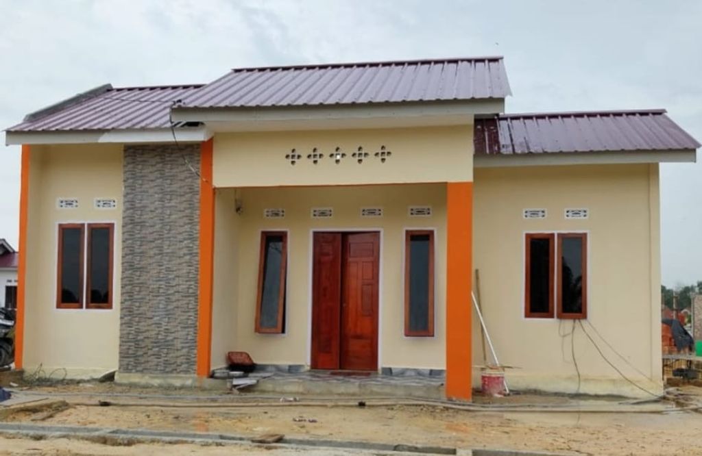 foto tampak rumah tipe 36 perumahan SIAK INDAH BESTARI 2