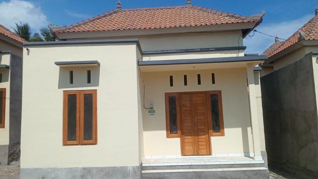 foto tampak rumah tipe 100 perumahan TUNAS SARI RESIDENCE