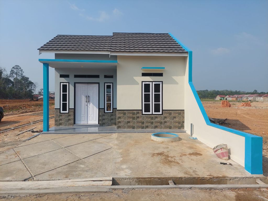 foto tampak rumah tipe 36 perumahan KALIBATA ASRI