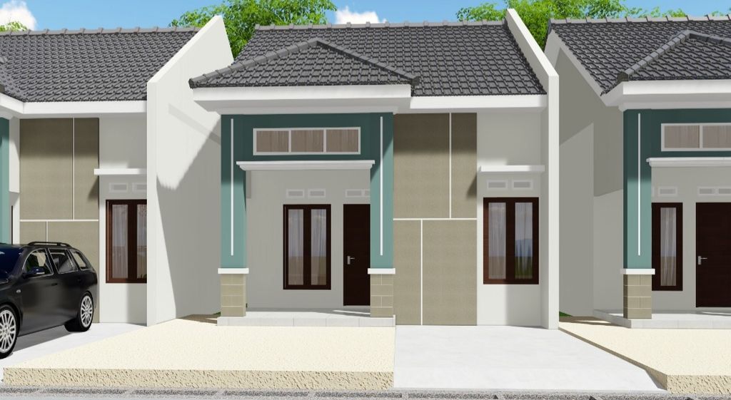 foto tampak rumah tipe TAPAK perumahan ASA HARMONI 2