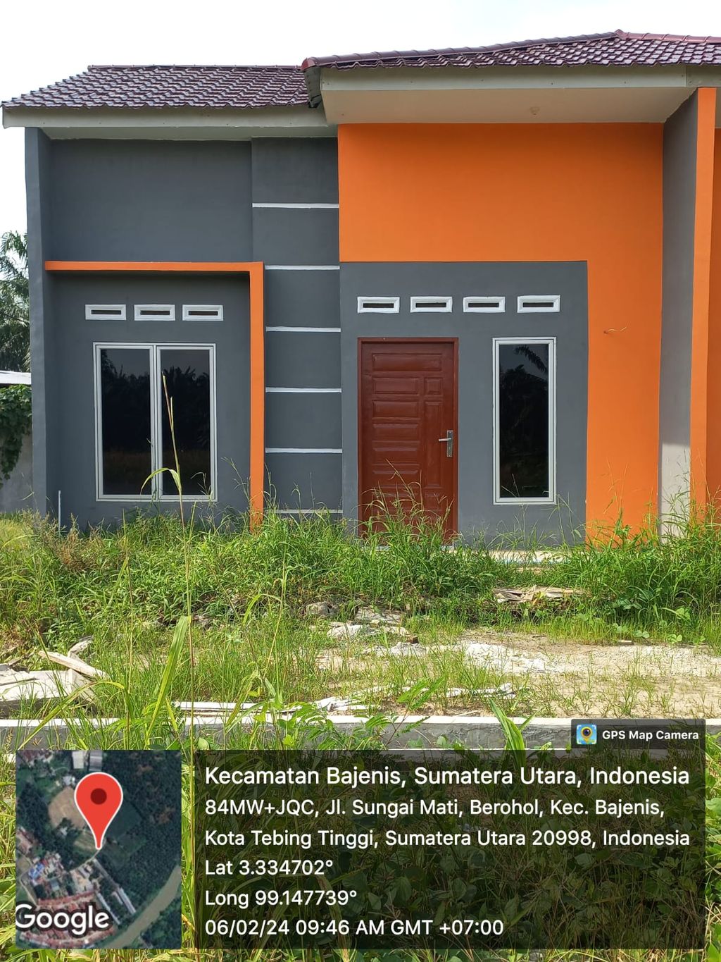 foto tampak rumah tipe 36 perumahan PERUMAHAN SUNGAI INDAH II