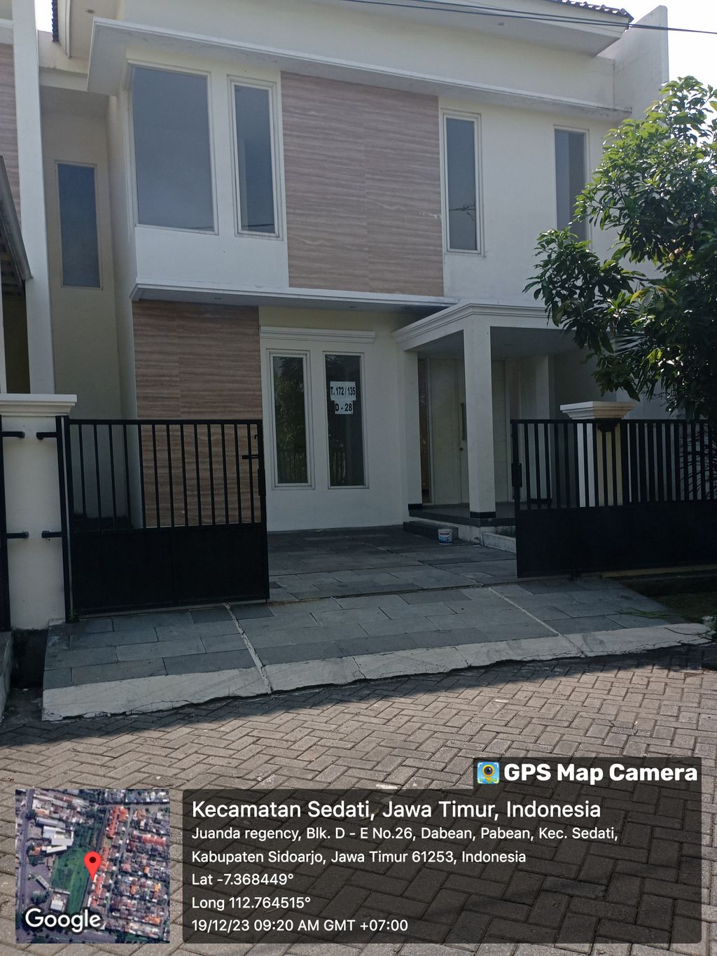 foto tampak rumah tipe celestia  /  172 perumahan JUANDA REGENCY