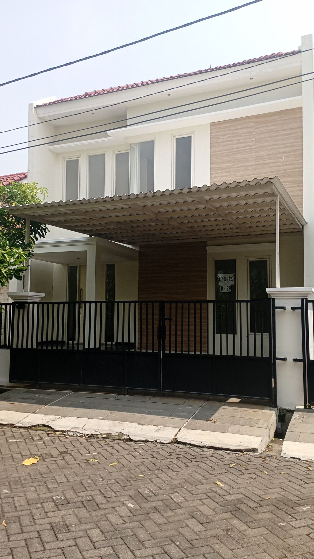 foto tampak rumah tipe viridian / 160 perumahan JUANDA REGENCY