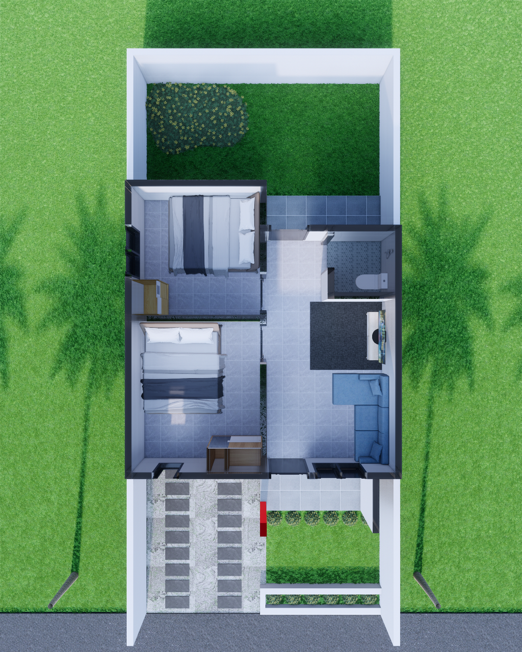 foto denah rumah tipe 36 SUBSIDI perumahan FAWWAS RESIDENCE