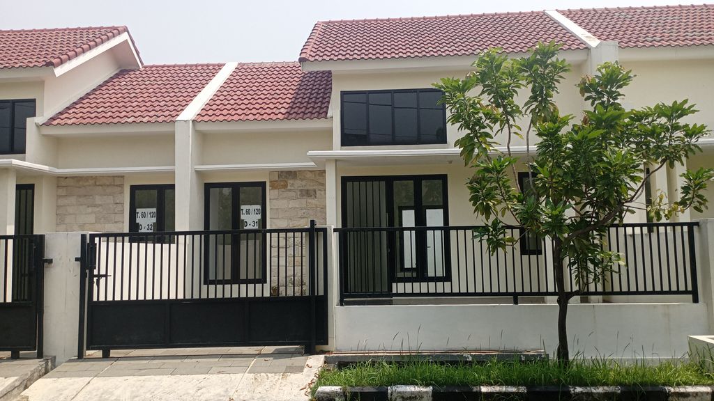 foto tampak rumah tipe 60 perumahan JUANDA REGENCY