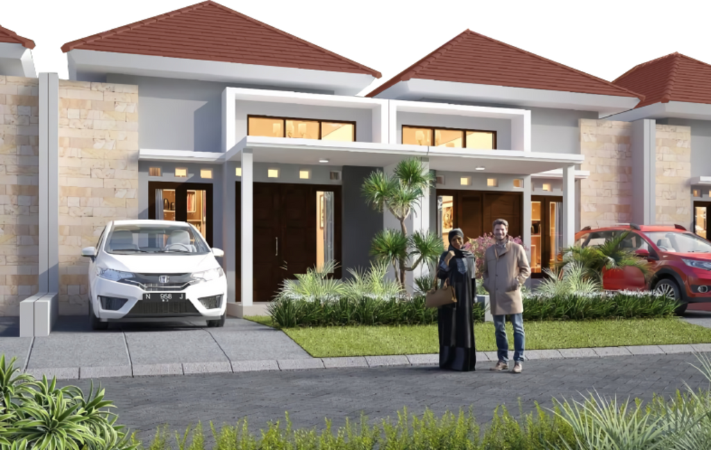 foto tampak rumah tipe Subsidi 2024 perumahan Permata Grati Garden