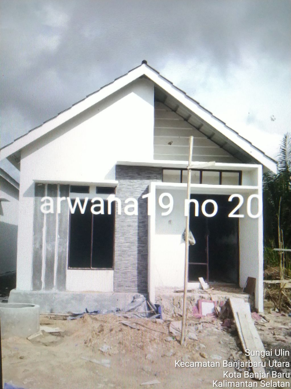 foto denah rumah tipe ARWANA RESIDENCE 19 perumahan ARWANA RESIDENCE 19