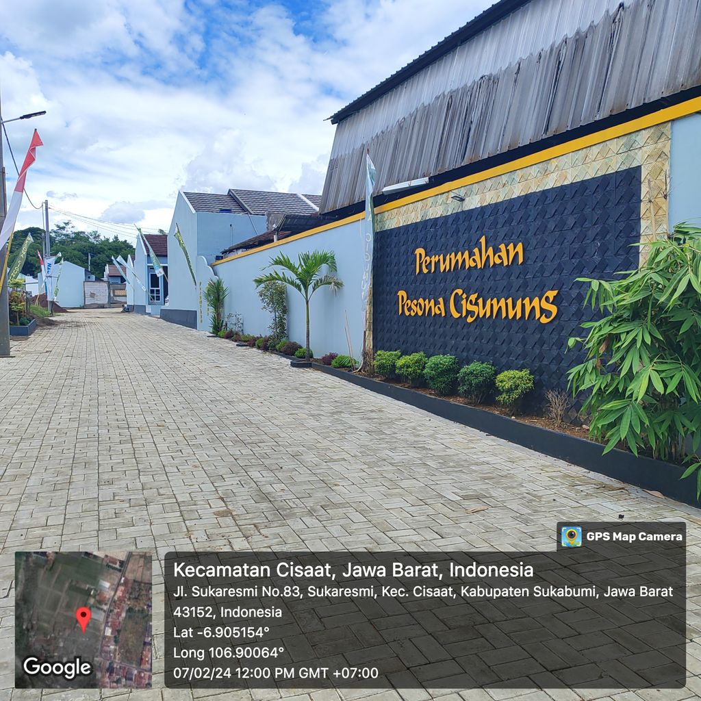 foto posisi tengah perumahan Pesona Cigunung 2