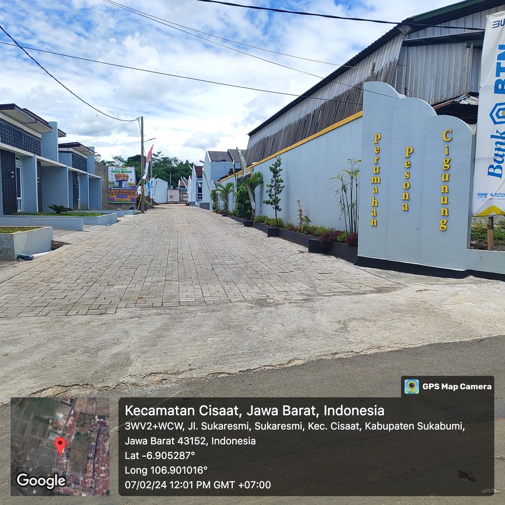 foto gerbang perumahan Pesona Cigunung 2