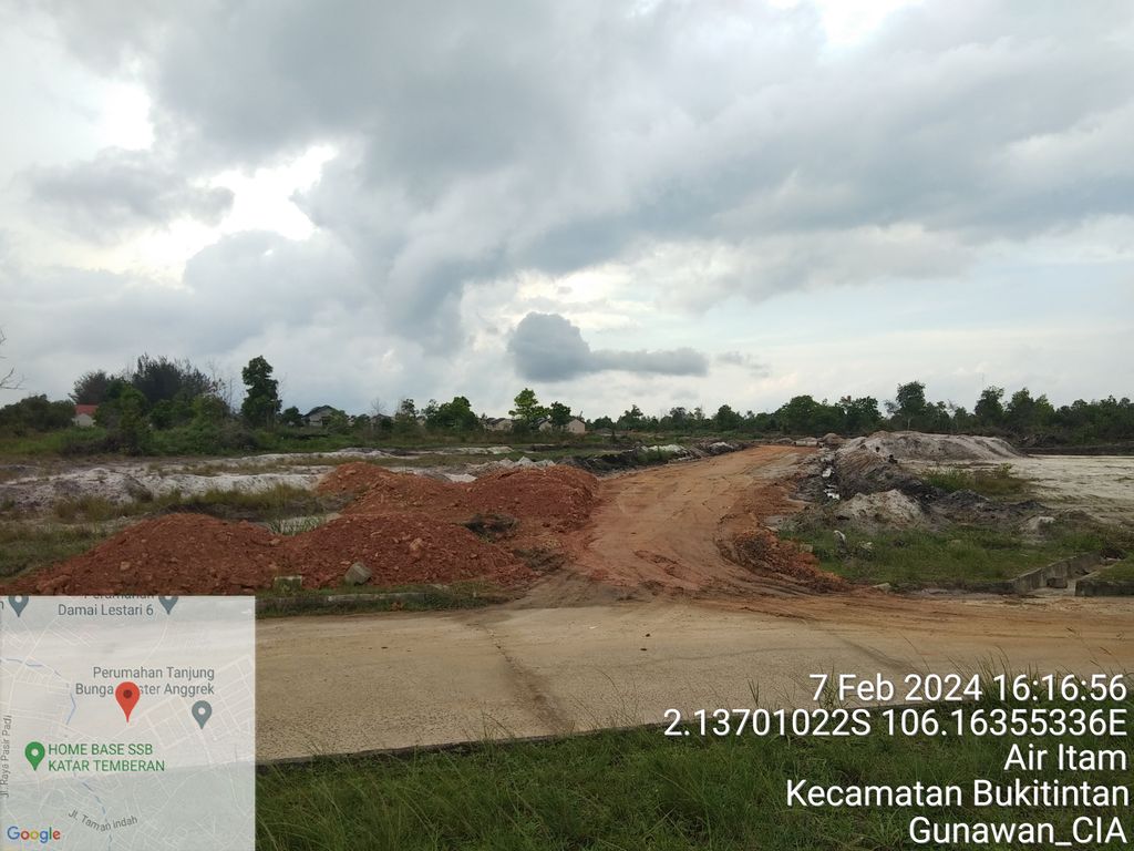foto gerbang perumahan Perumahan Taman Tanjung Bunga Cluster Dahlia