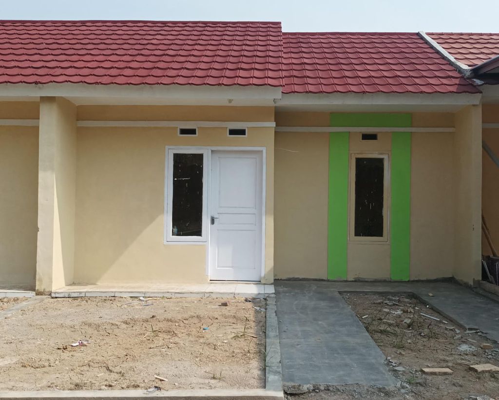 foto tampak rumah tipe 27/72 perumahan ALAM JAYA ASRI TAHAP III