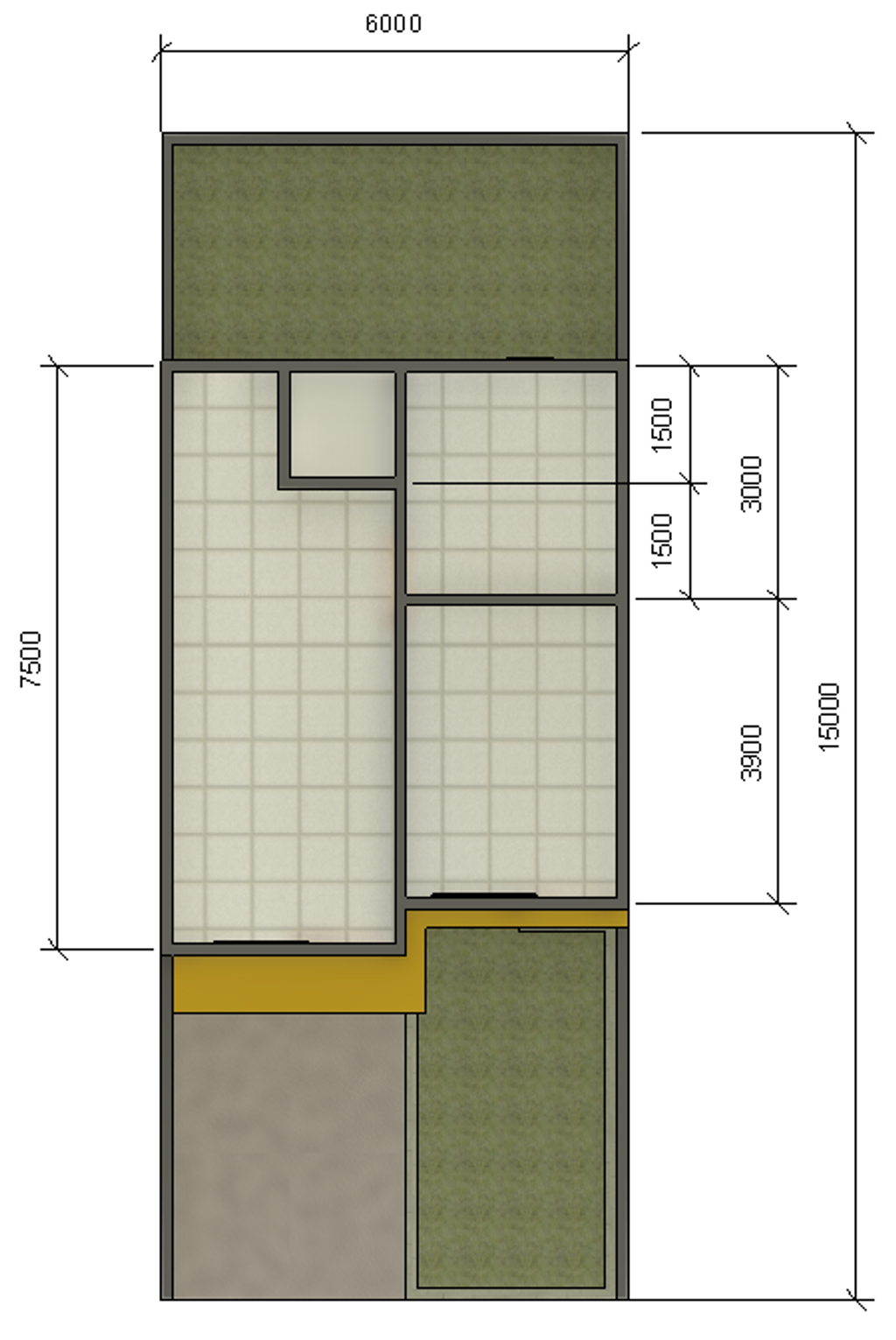 foto denah rumah tipe 45/90 perumahan ROLAMRO PRATAMA RESIDENCE