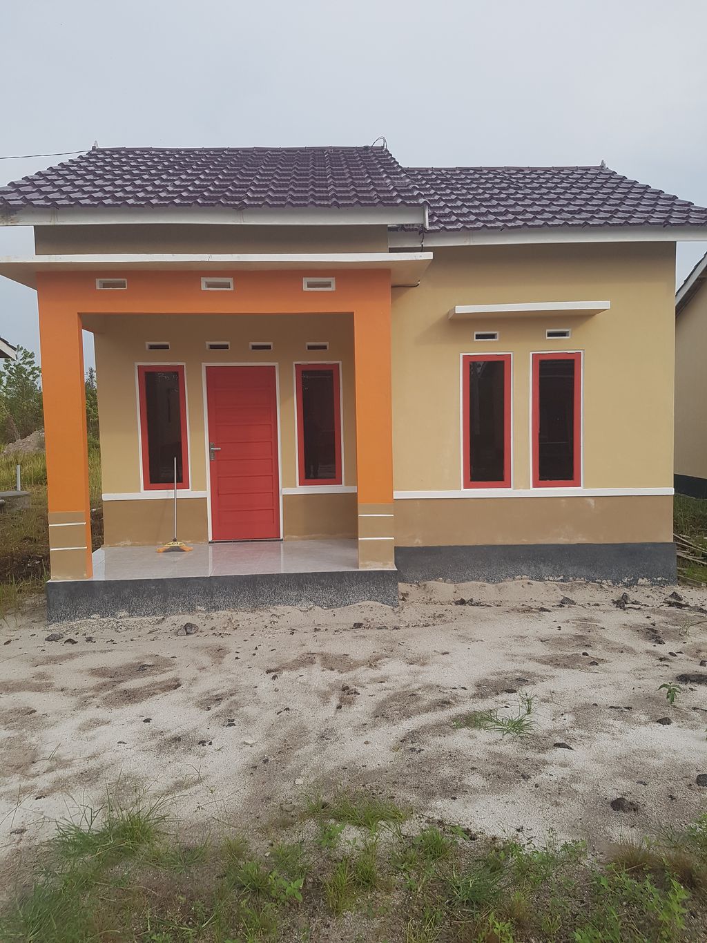 foto tampak rumah tipe 36 terbaru perumahan Anugerah Griya Matal