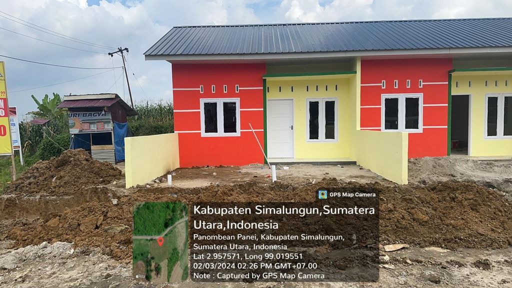 foto tampak rumah tipe 36 perumahan PURI BAGYA