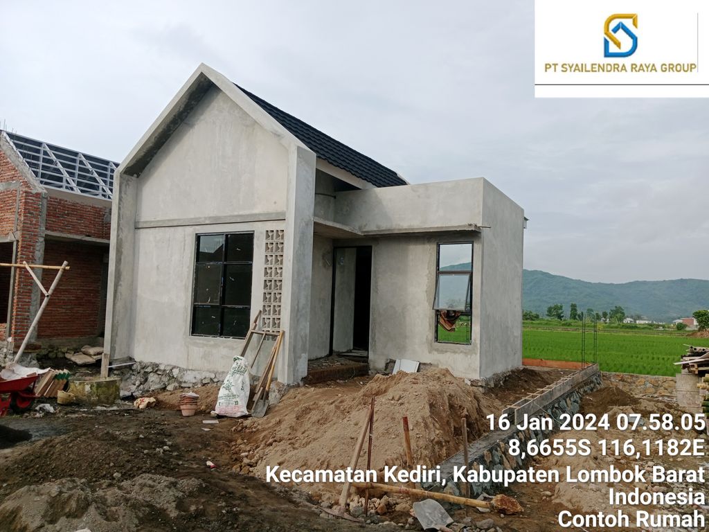 foto contoh rumah perumahan Griya Syailendra