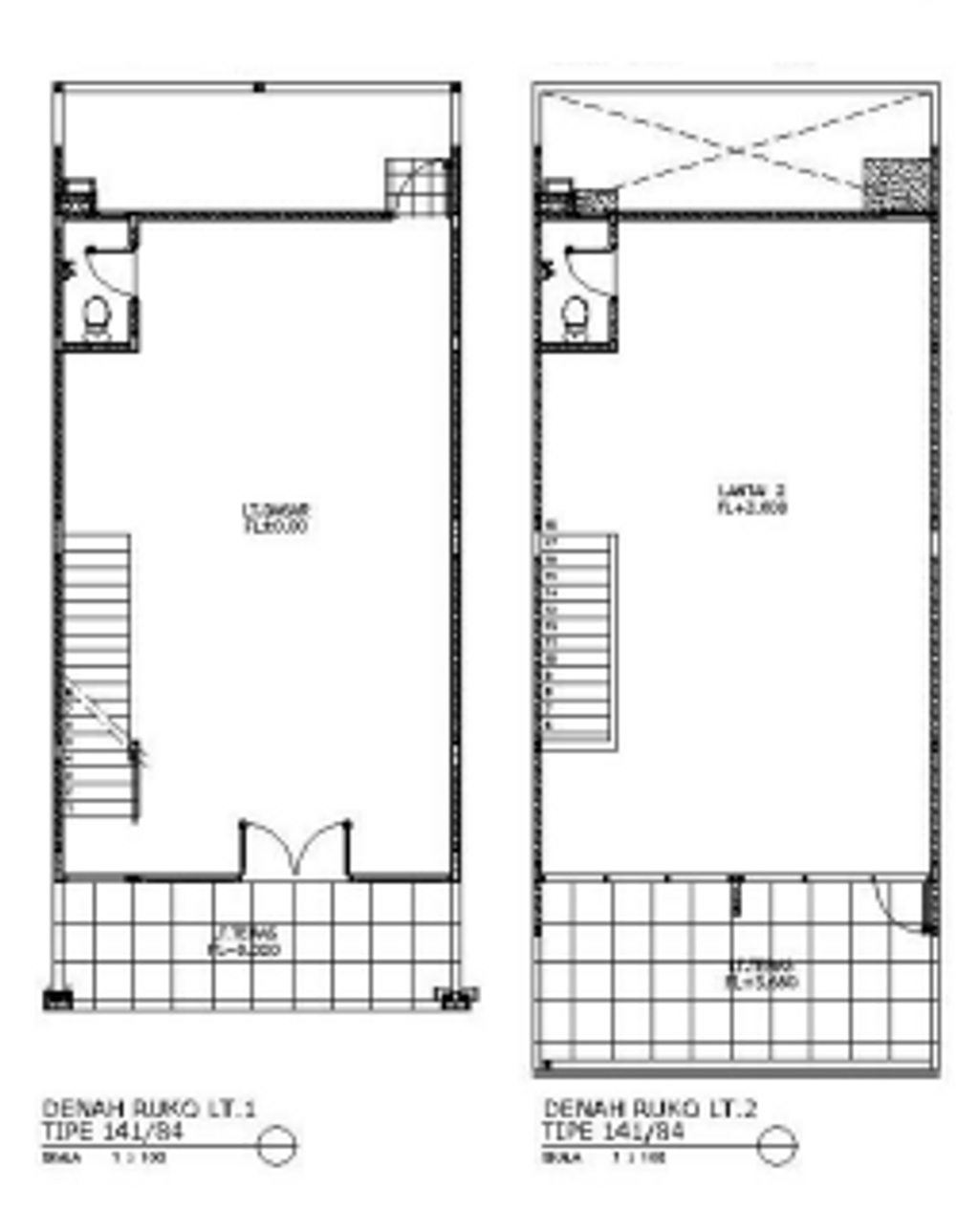 foto denah rumah tipe BVS 141/84 perumahan HARVEST CITY (BOULEVARD SAKURA)