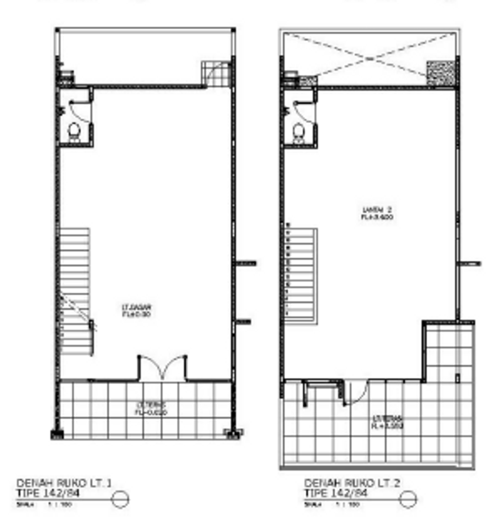 foto denah rumah tipe BVS 142/84 perumahan HARVEST CITY (BOULEVARD SAKURA)