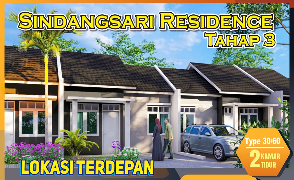 foto tampak rumah tipe 30 perumahan SINDANG SARI RESIDENCE 3