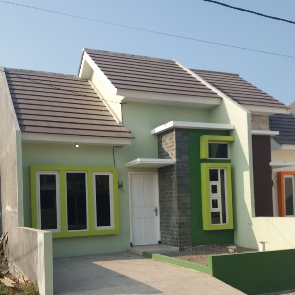 foto tampak rumah tipe 45 perumahan VILLA JASMINE II TAHAP 1