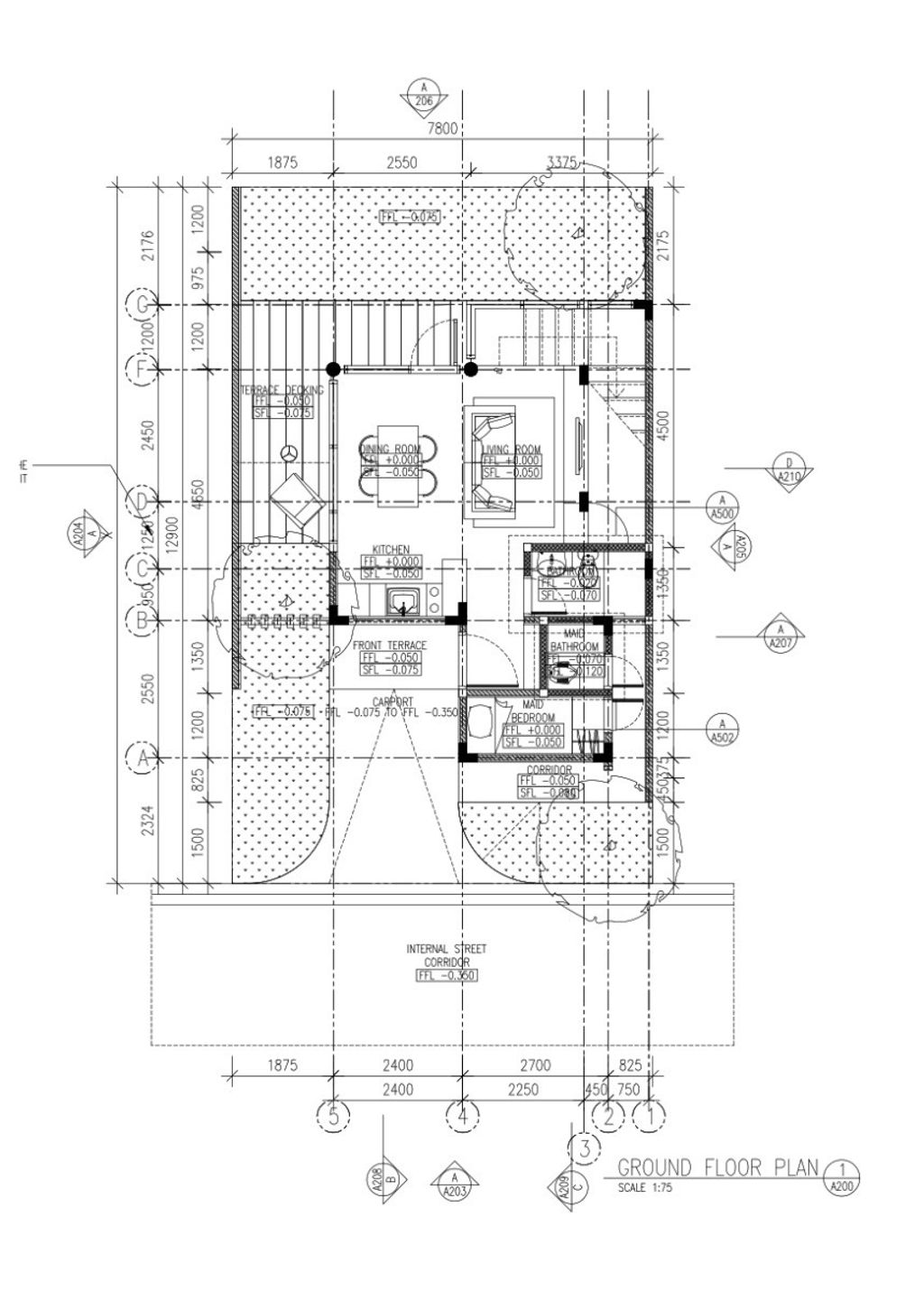 foto denah rumah tipe CMH 05 - D perumahan Chelsea Modern Home