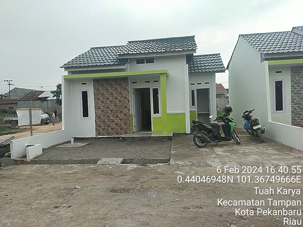 foto tampak rumah tipe 36 perumahan MITRA ANUGERAH RESIDENCE 7