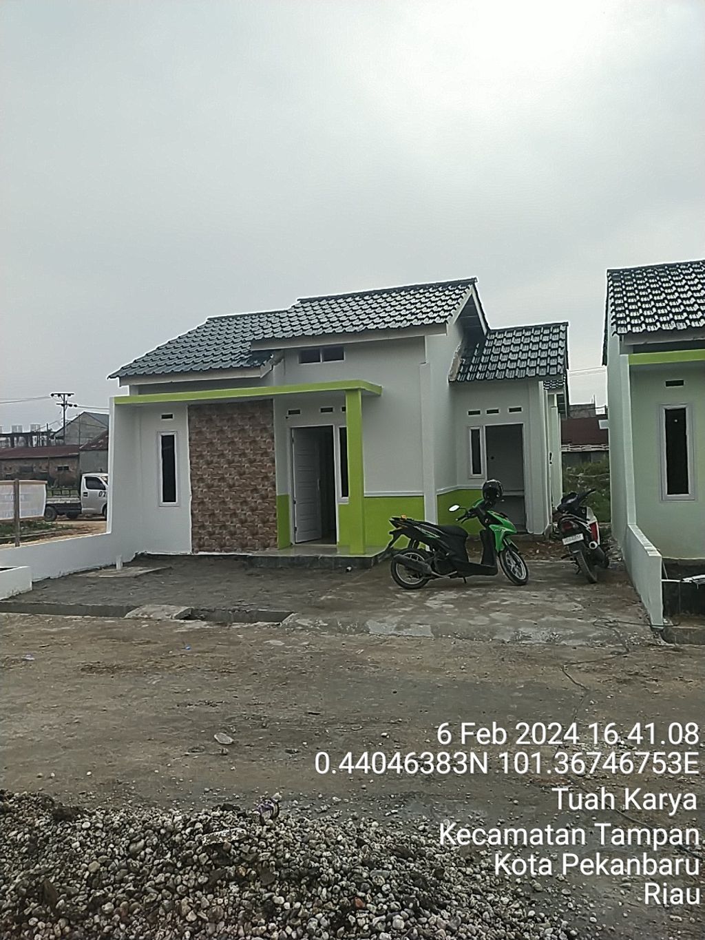 foto tampak rumah tipe 38 perumahan MITRA ANUGERAH RESIDENCE 7