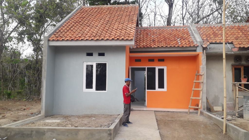 foto tampak rumah tipe 30/60 perumahan PESONA SAMBI RESIDENCE