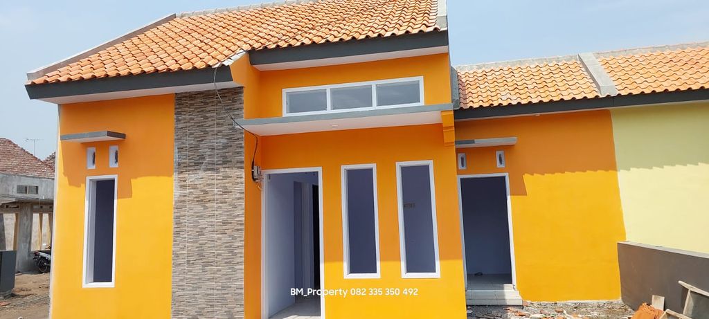 foto tampak rumah tipe SUBSIDI B perumahan GRIYA BLUE SAFIR ASRI