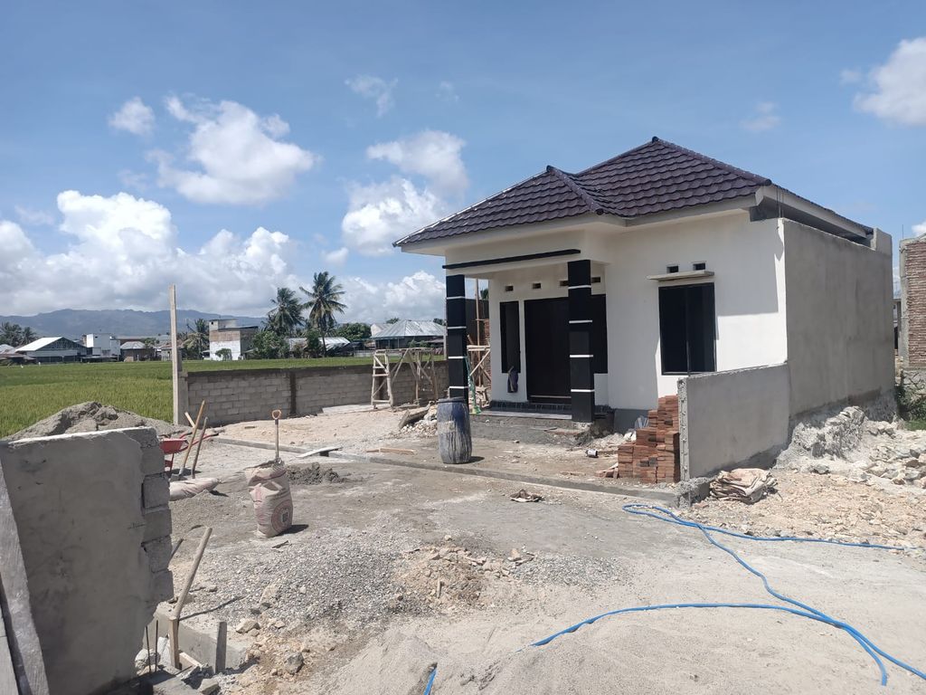 foto tampak rumah tipe 60/144 perumahan ALFAZZA RESIDENCE