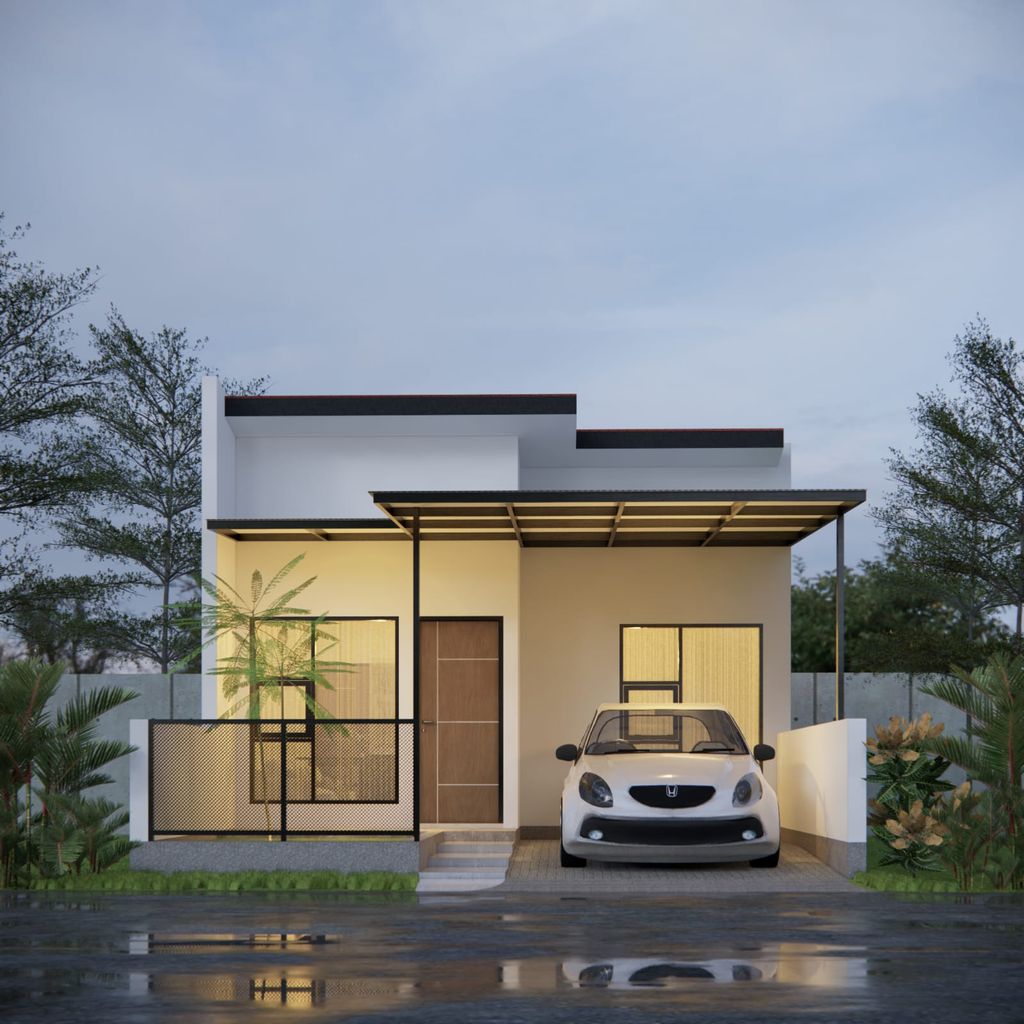 foto contoh rumah perumahan HARVAMEERA LAND