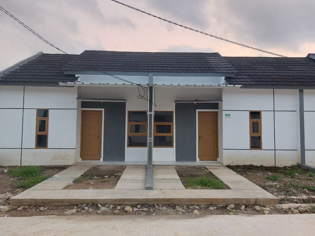 foto tampak rumah tipe 34/60 perumahan SERENA GARDEN CITY