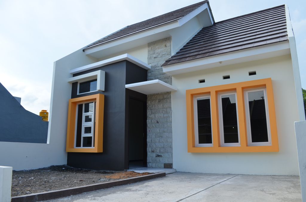 foto tampak rumah tipe 45 perumahan BABADAN ASRI