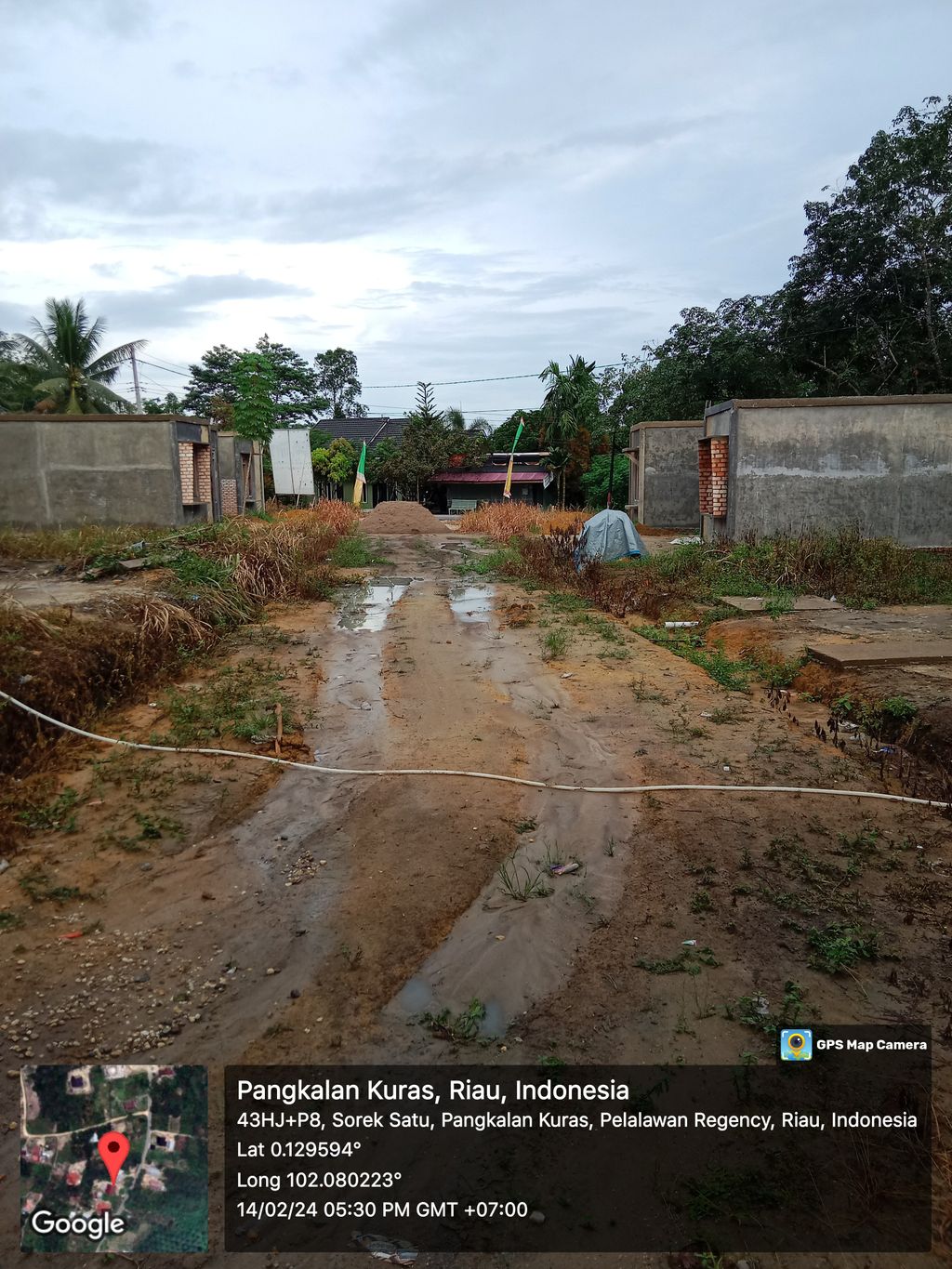 foto posisi tengah perumahan Angakasa Asri