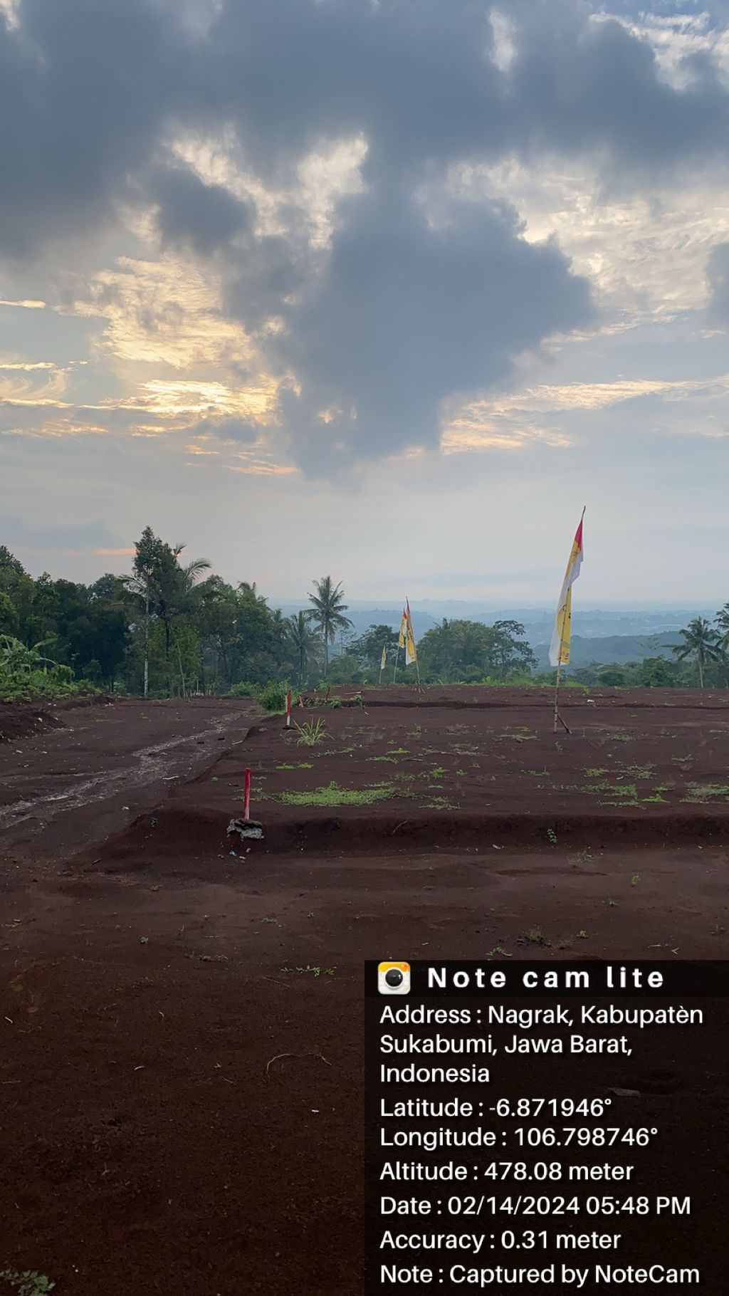 foto posisi tengah perumahan BUKIT NAGRAK RESIDENCE