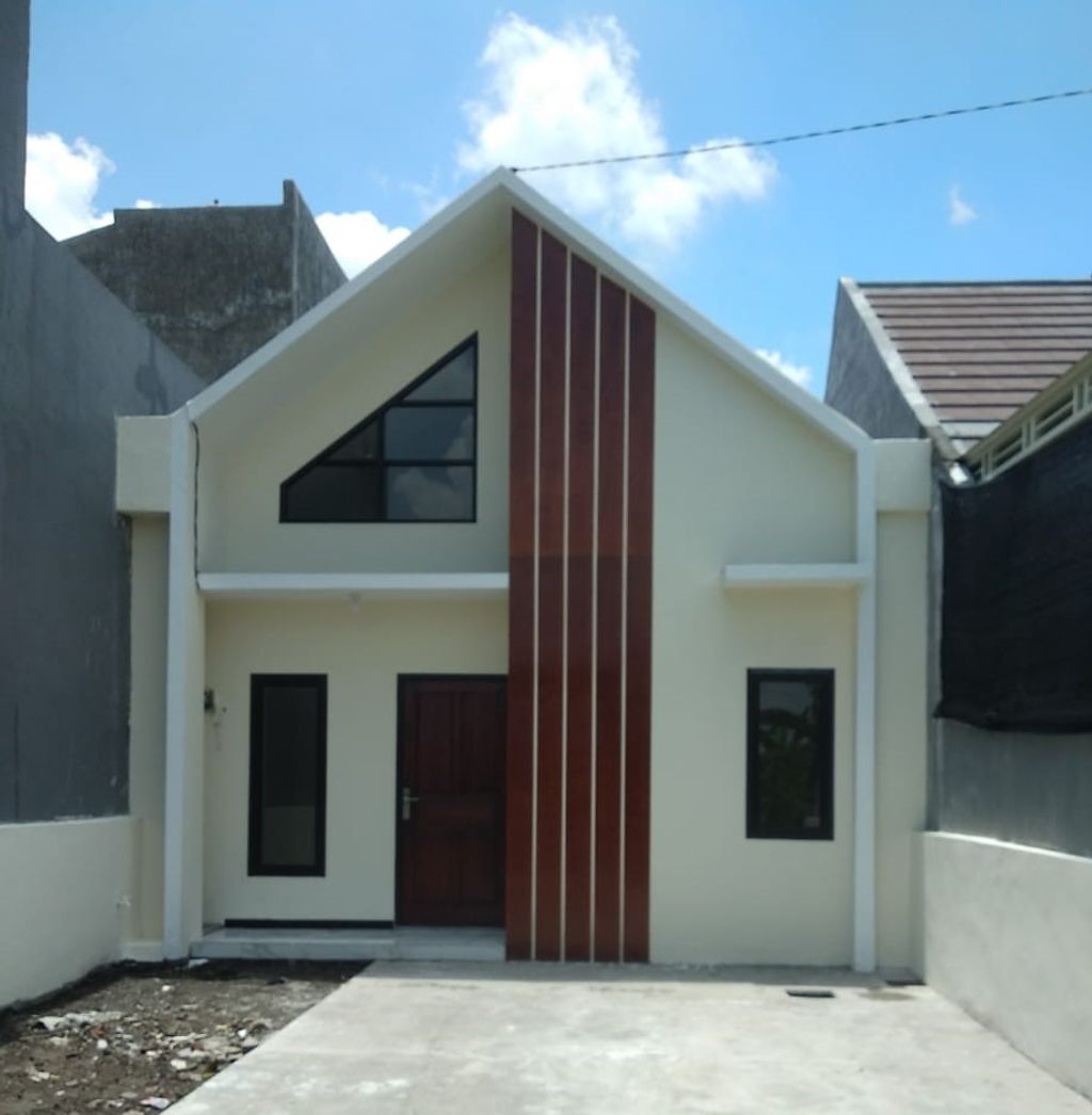 foto tampak rumah tipe SCANDINAVIAN perumahan BABADAN ASRI