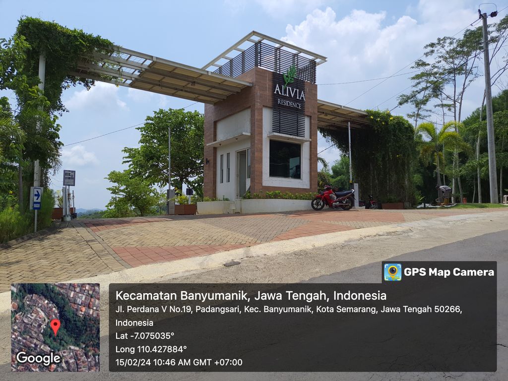 foto gerbang perumahan ALIVIA RESIDENCE