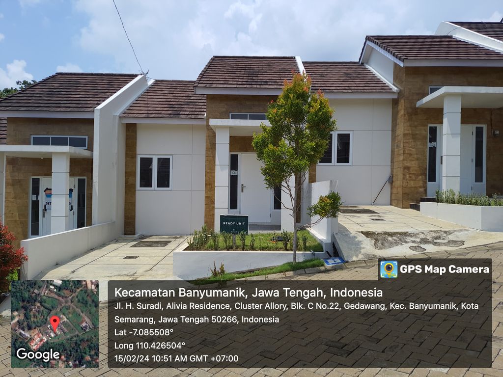 foto contoh rumah perumahan ALIVIA RESIDENCE