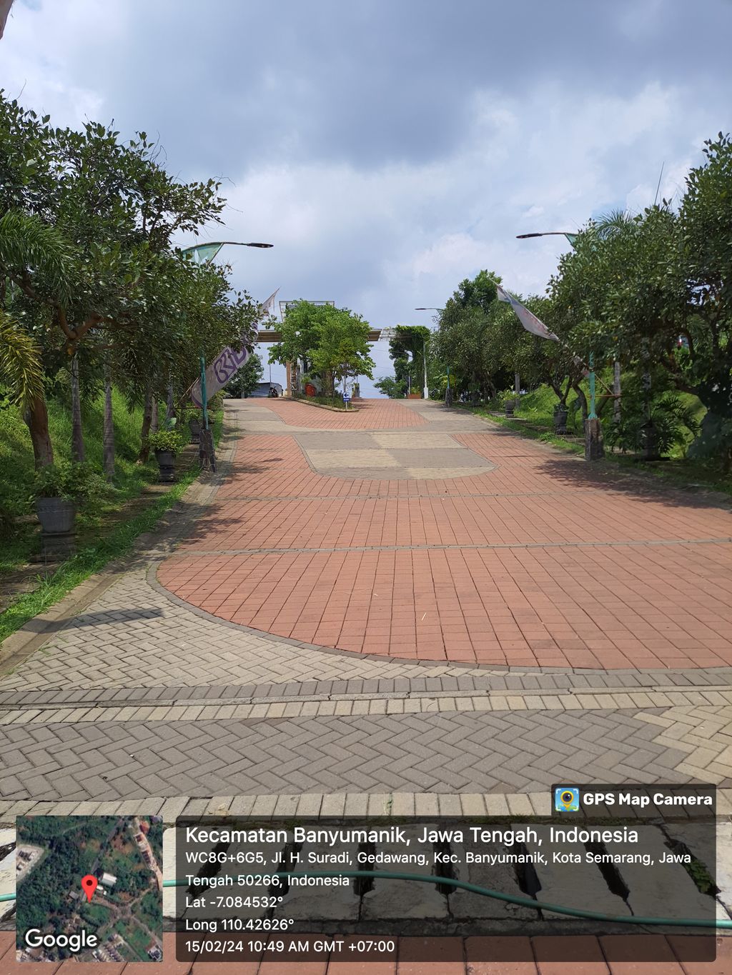 foto posisi tengah perumahan ALIVIA RESIDENCE