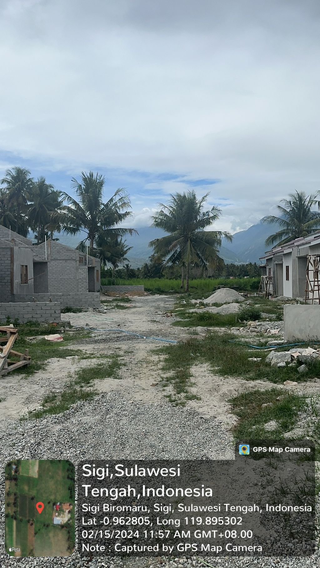 foto posisi tengah perumahan LANDO MANSION TAHAP 2