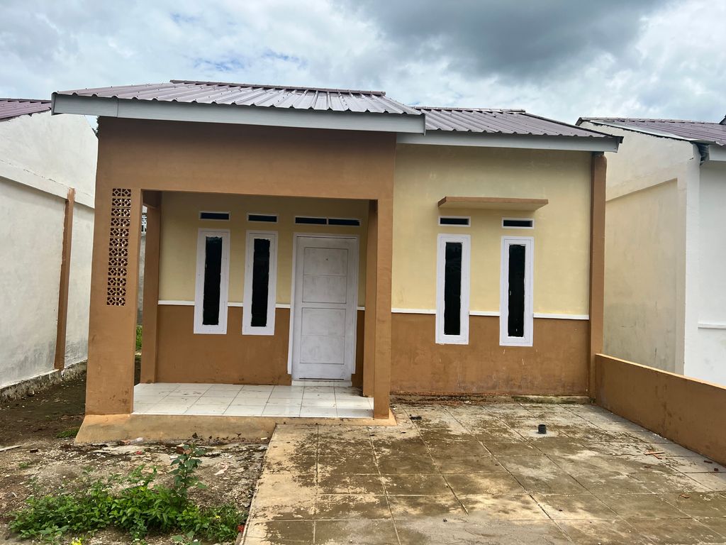 foto tampak rumah tipe 36 perumahan BERKAH REGENCY