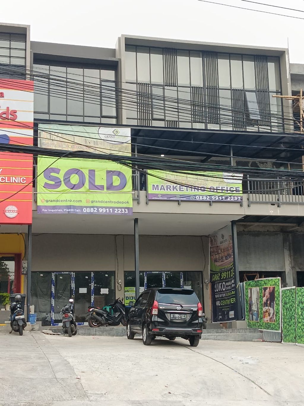 foto tampak rumah tipe Ruko No. 10 perumahan Grand Centro Depok