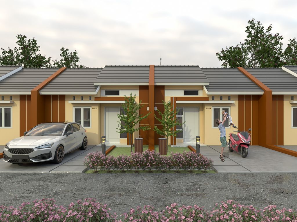 foto tampak rumah tipe T.31/60 perumahan GRAND VISTA CIKARANG (GVC)