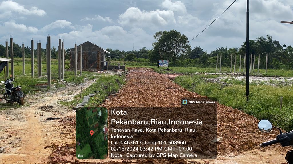 foto posisi tengah perumahan DARU CIPTA RESIDENCE