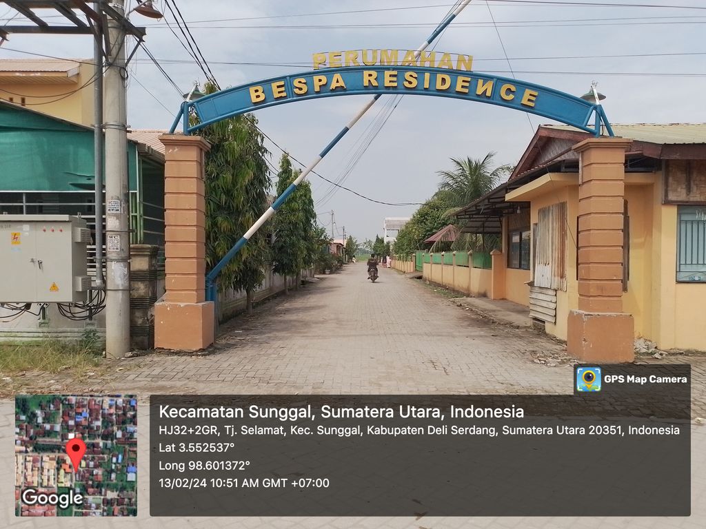 foto gerbang perumahan Bespa Residence