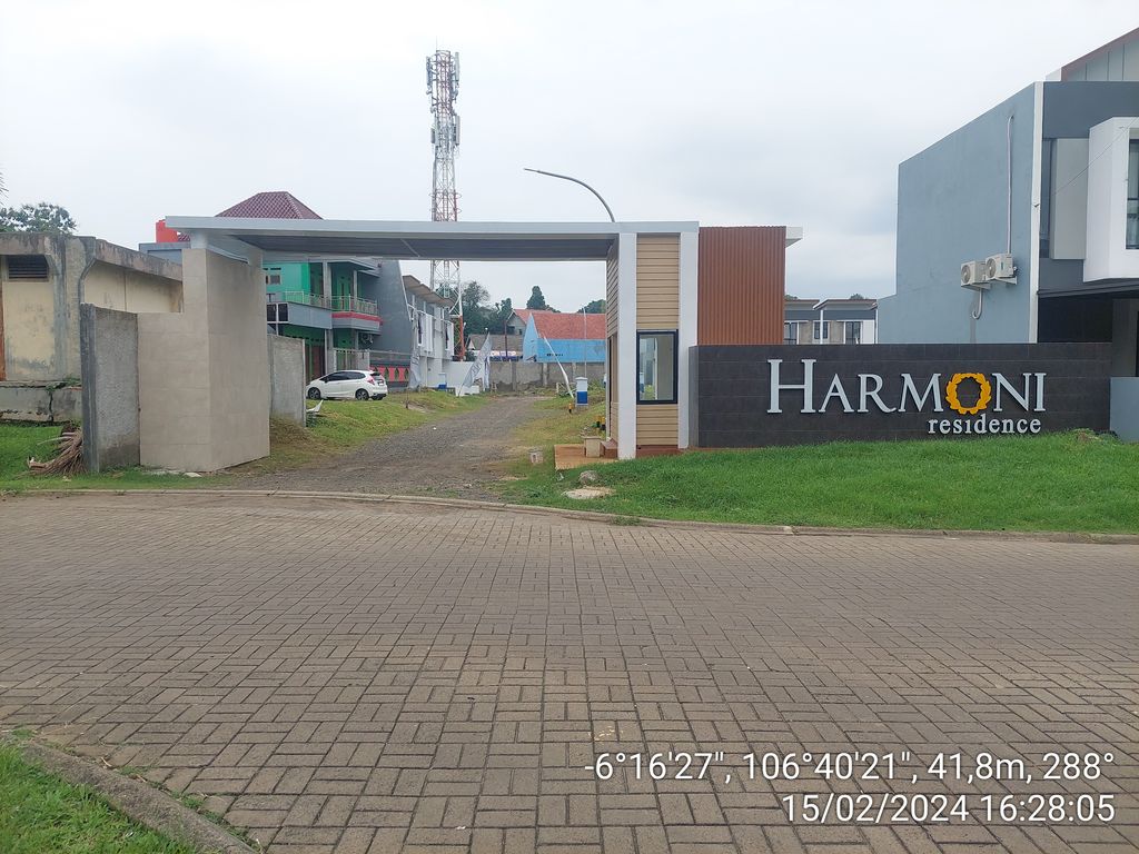 foto gerbang perumahan HARMONI RESIDENCE