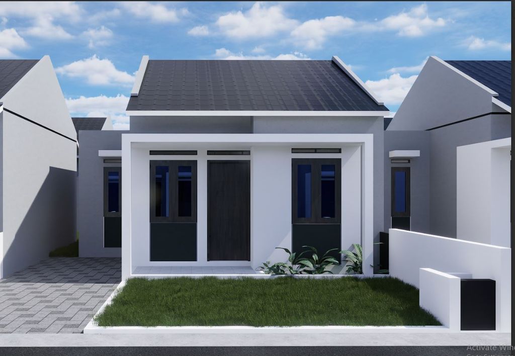 foto tampak rumah tipe 36 Subsidi perumahan DARU CIPTA RESIDENCE