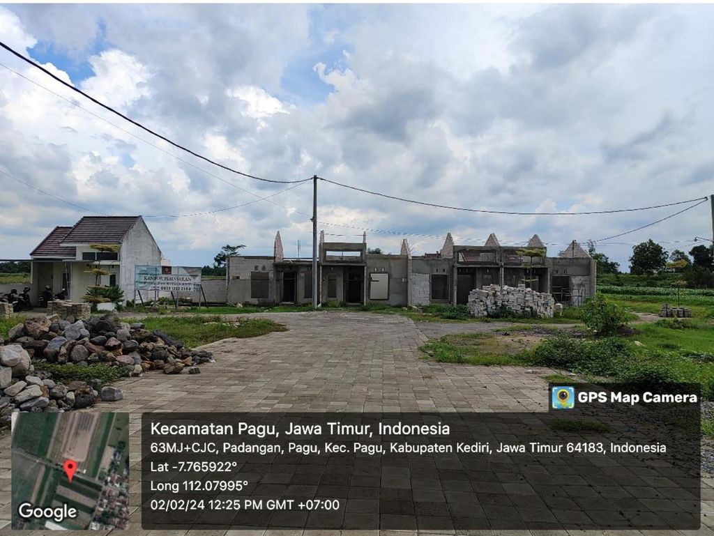 foto tampak rumah tipe 30 perumahan KEDIRI LAND