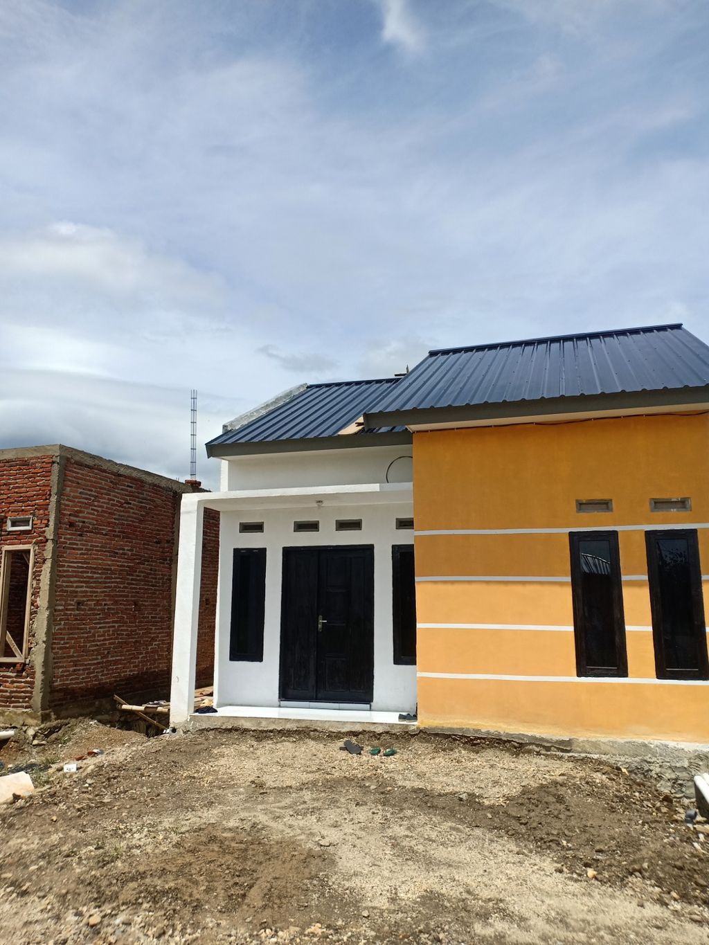 foto tampak rumah tipe 36 perumahan AHNAF RESIDENCE