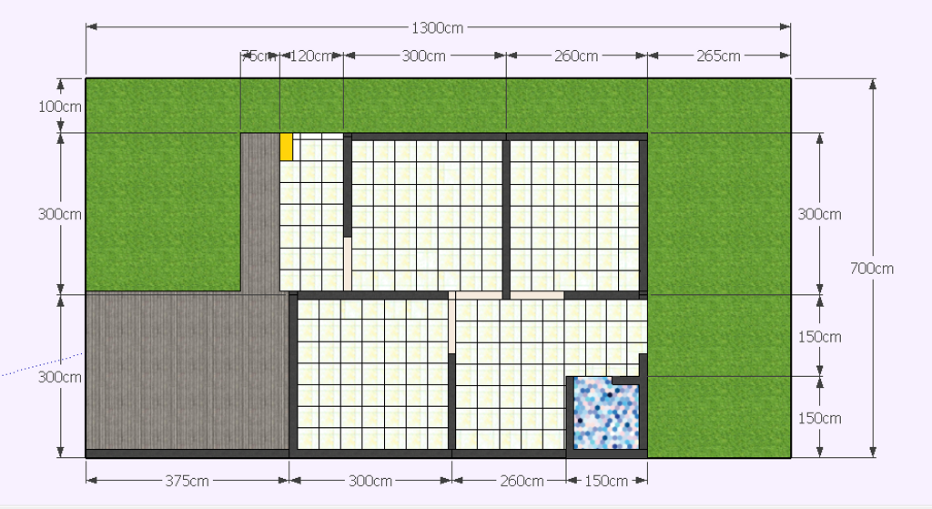 foto denah rumah tipe 36 m2 perumahan GREEN DIRLAND RESIDENCE 3
