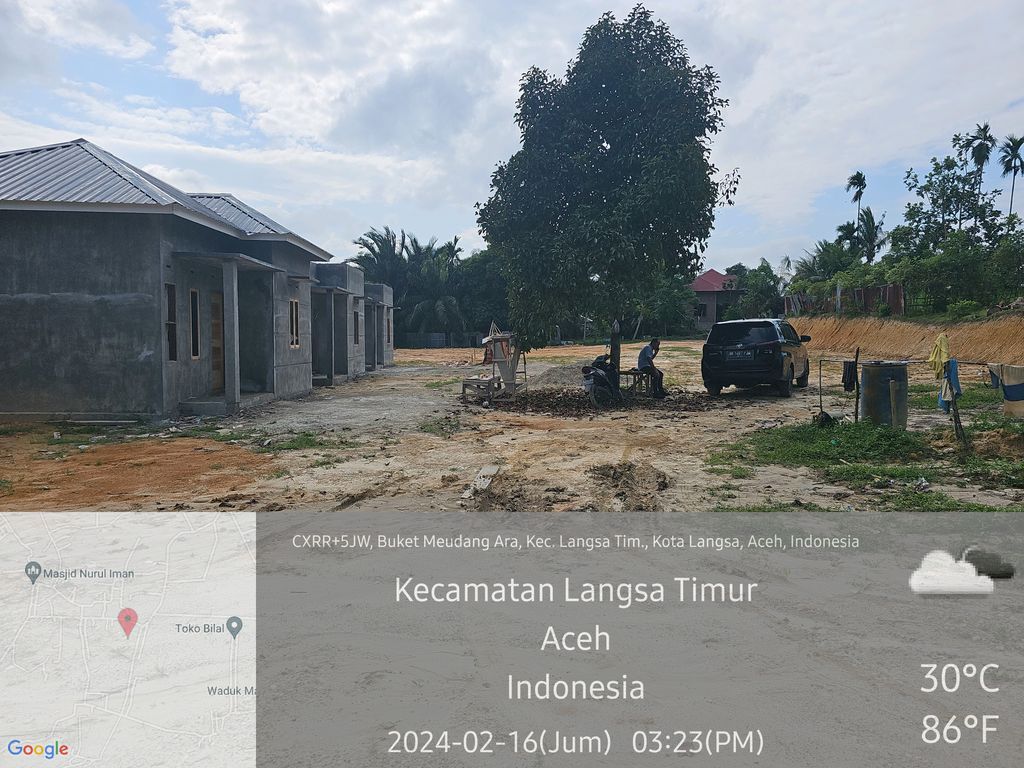 foto posisi tengah perumahan SEULANGA VILLA ASRI